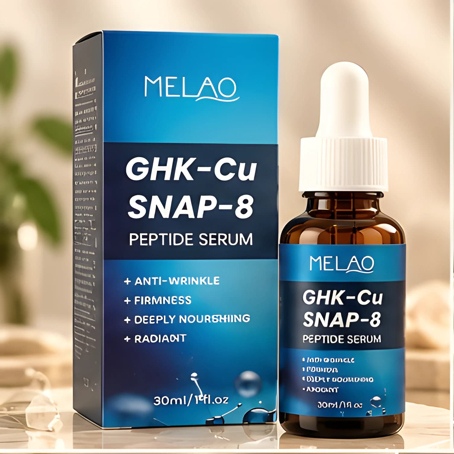 Sérum de péptidos GHK-Cu + SNAP-8