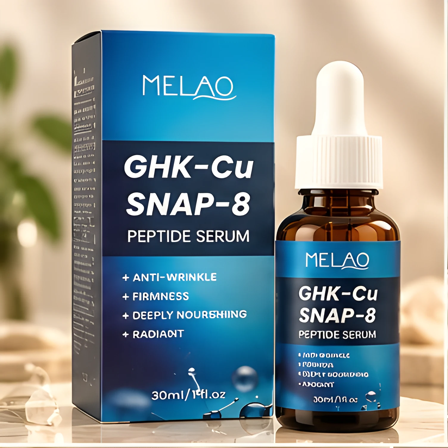 Sérum de péptidos GHK-Cu + SNAP-8
